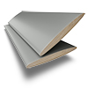 Kensington, Skyline Grey - Full Height Twist&Fit Plantation Shutter